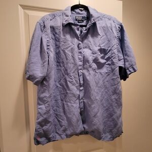 Polo Ralph Lauren Men's Blue Short Sleeve Shirt
